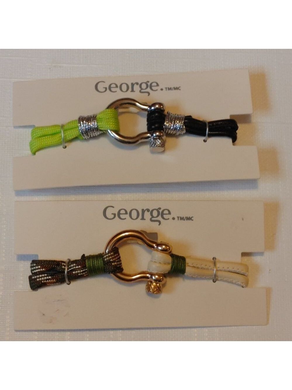 Nautical Paracord Bracelet Lot of 2 BNIP